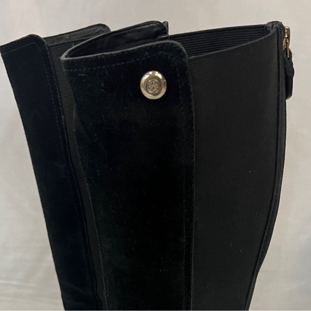 Tory Burch Sullivan Suede Stret Knee High Boots - Picture 7 of 8
